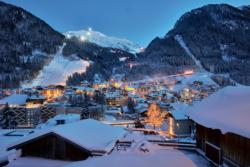 ischgl town at night