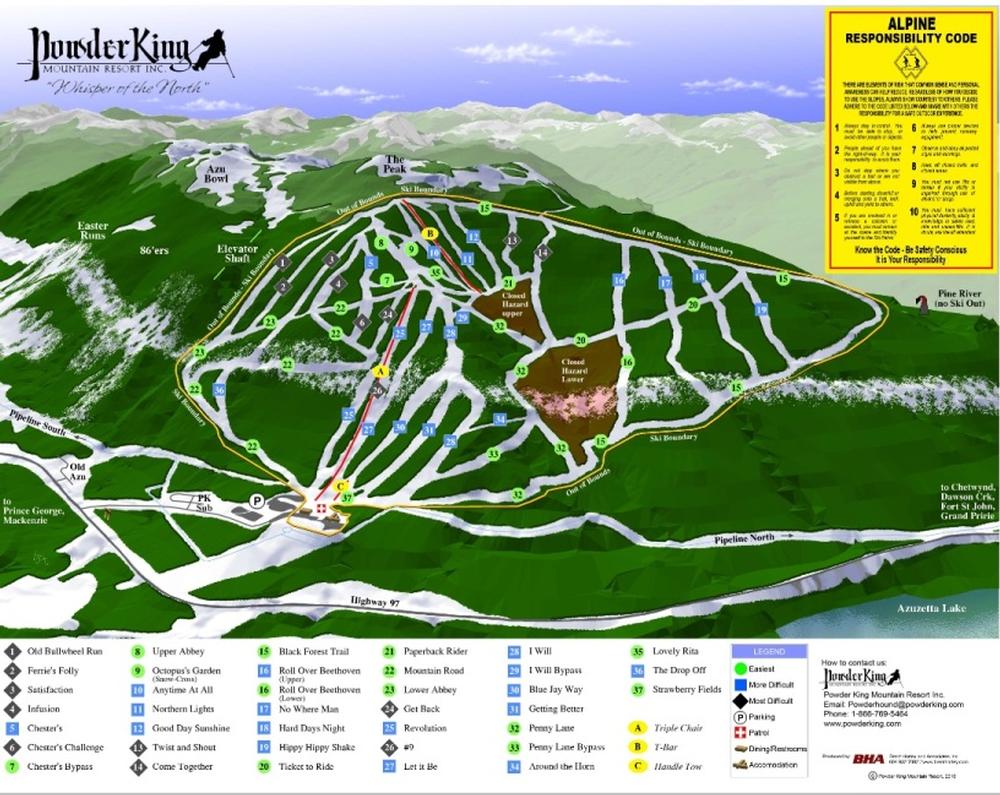 Powder King Resort Guide World Snowboard Guide