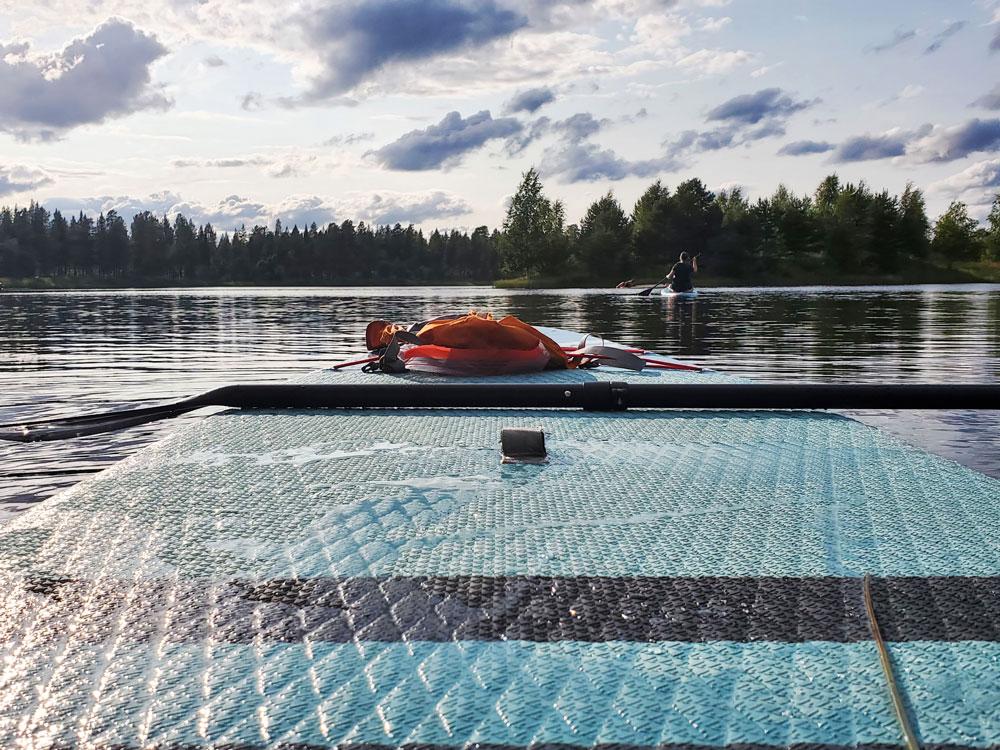 Paddleboarding in Salla