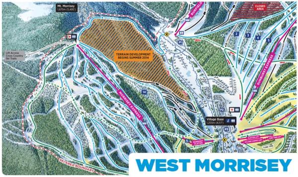 Sun Peaks West Morrissey Area Expansion