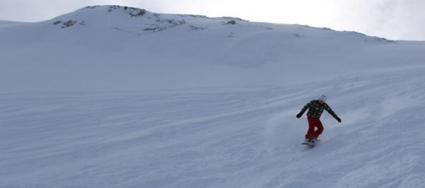 Snowboating