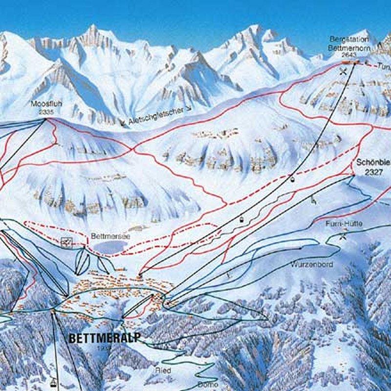 Улудаг карта склонов
