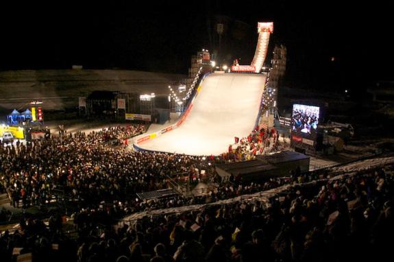 top of the stand, Toyota Big Air 2011 in Sapporo