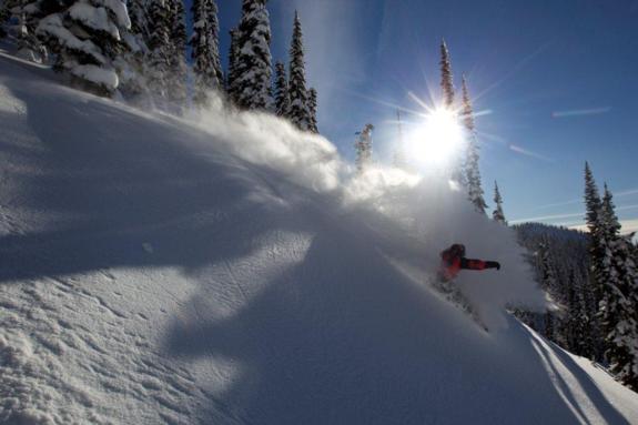 Mark Landvik performs during Red Bull Supernatural in Nelson, British Columbia, Canada on Feburary 2