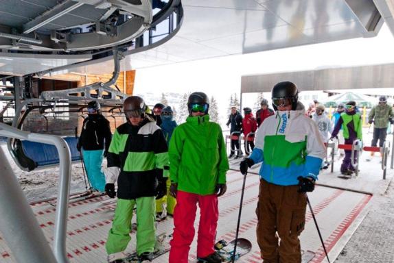 Opening day at Flumserberg, 27th November 2010