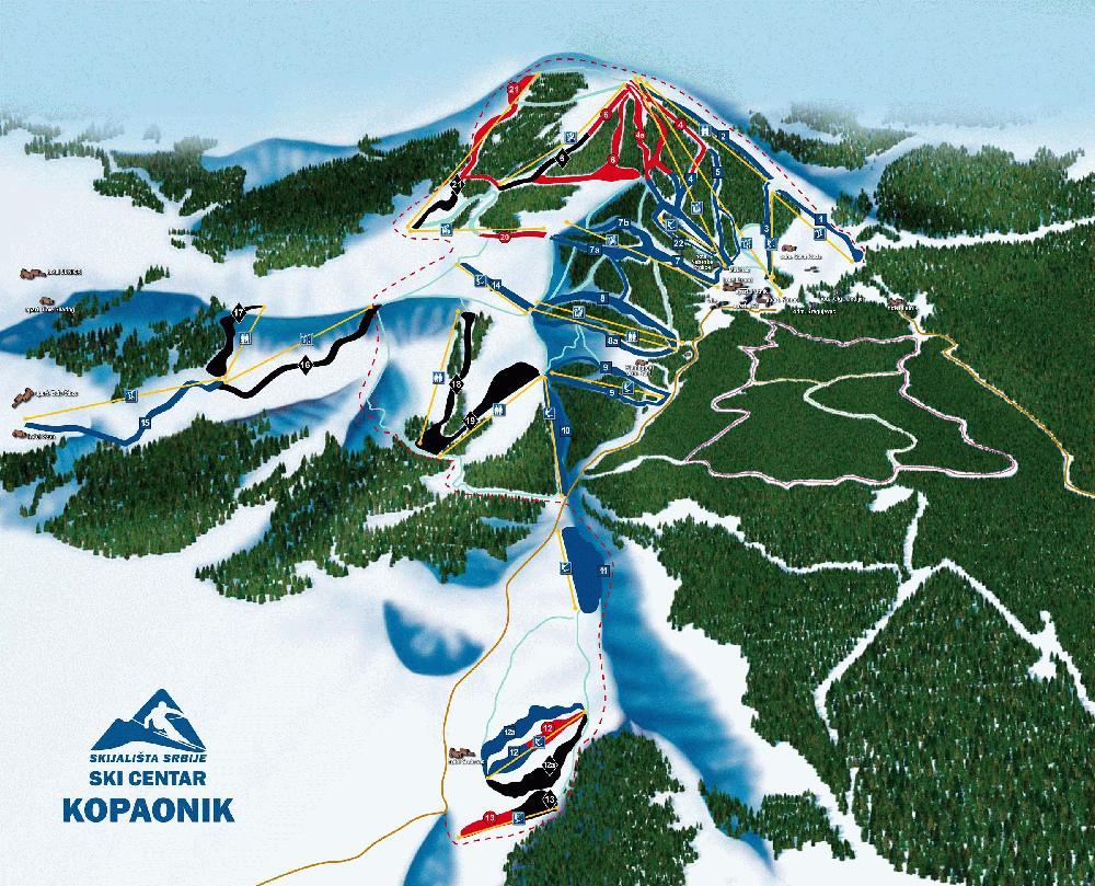 Kopaonik, Serbia resort intro page World Snowboard Guide