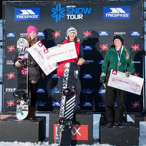 Brits Women's Podium