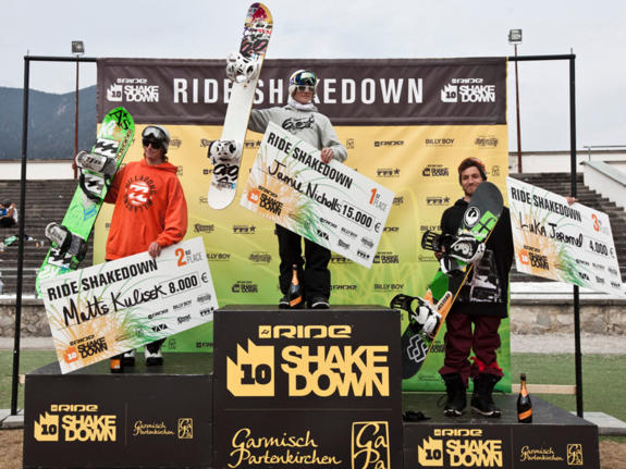 Ride Shakedown 2011 from Garmisch winners podium