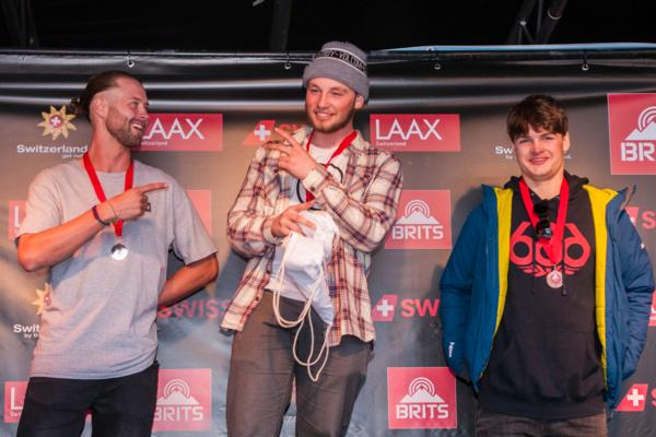 The Brits Slopestyle Men's Podium 2016