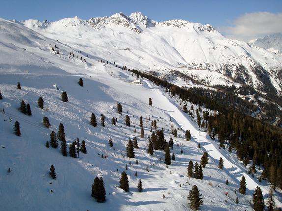 Gaislachkogl mittelstation area