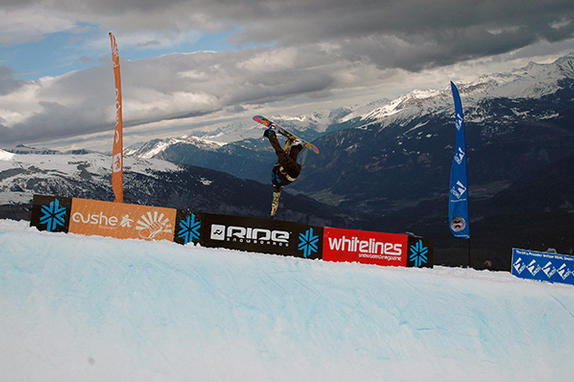 The Brits 2010 womens halfpipe, rider: Kat Miller