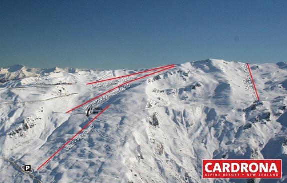 Cardrona new terrain for 2010