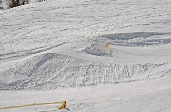 Expert Kicker in the terrain park