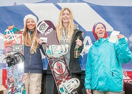 Brits Slopestyle Womens Podium