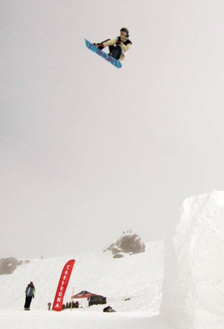 Enni Rukajarvi wins the 2010 Big Air at the Junior World Champs