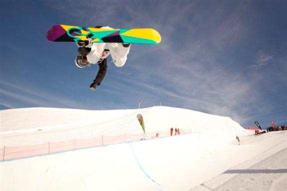 2010 Junior WorldChamps Halfpipe finals Rebecca Sinclair (NZE)