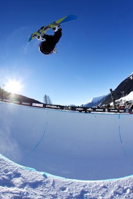 Evolution 2011 Womens Halfpipe semi - Kelly Clark