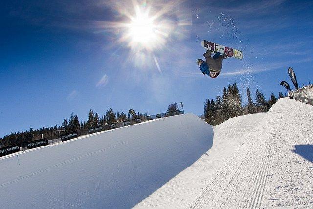 Dom Harington halfpipe winner at Aspen 2011 Open