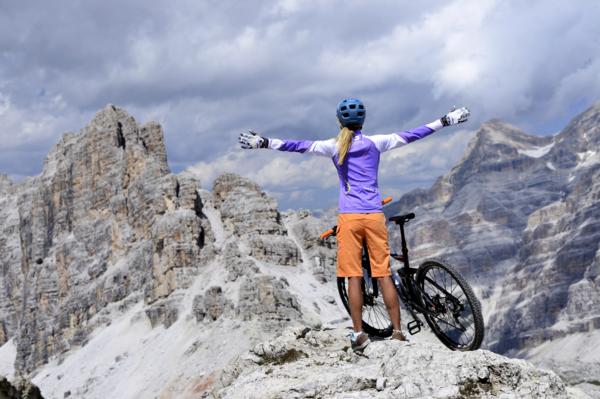 Biking in the Dolomites