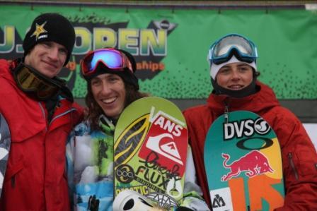 2011 US Open slopestyle mens podium