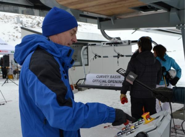 Bill English Launches The Curvey Basin Chairlift