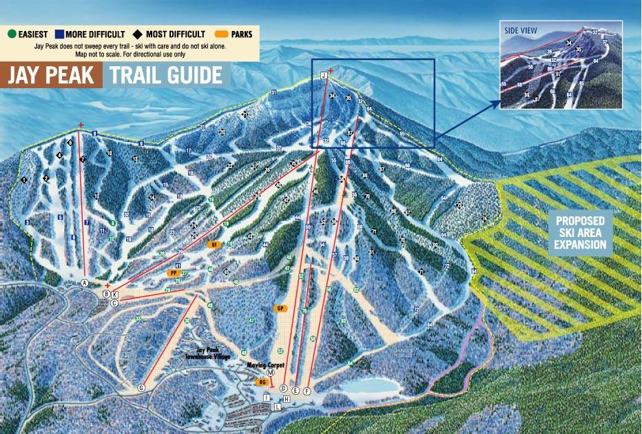 Jay Peak, USA resort riding page World Snowboard Guide