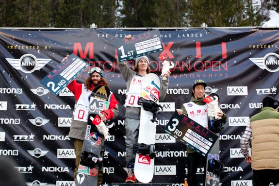 Burton Open Men's Podium 2012