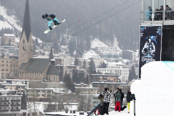 Peetu Piiroinen winner of the Evolution 10 Slopestyle