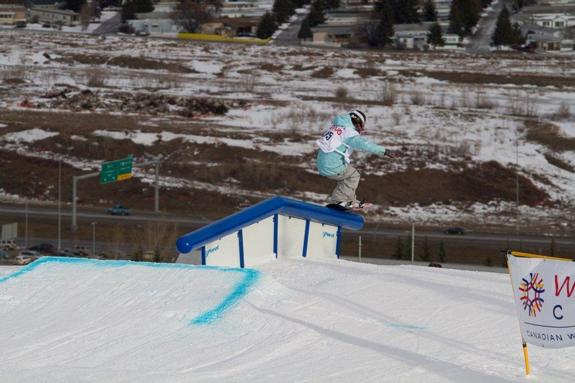 Canadian Open womens Slopestyle 2011 winner Jamie Anderson