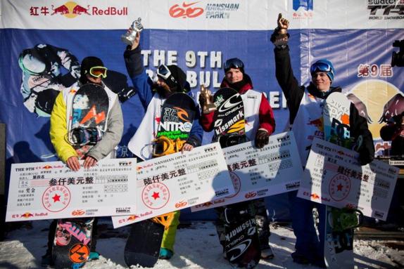 2011 Nanshan Open winners Podium