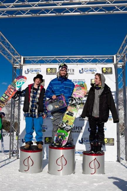 Dom Harington halfpipe winner at Aspen 2011 Open