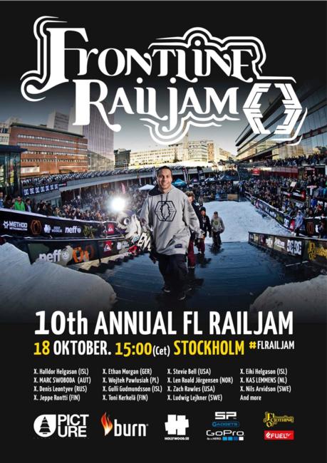 Frontline Rail Jam 2014 poster