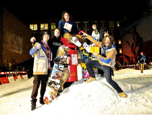 Shoreditch Showdown Snowboard Podium
