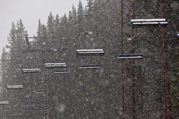 Aspen Snowy Chairlifts 6th October 2011