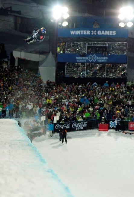 Iouri Podladtchikov on winning run, half pipe finals at Winter X Games Europe