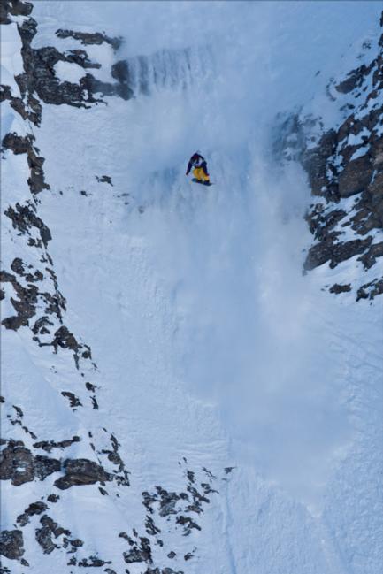 Xavier de Le Rue wins Freeride Chamonix 2011