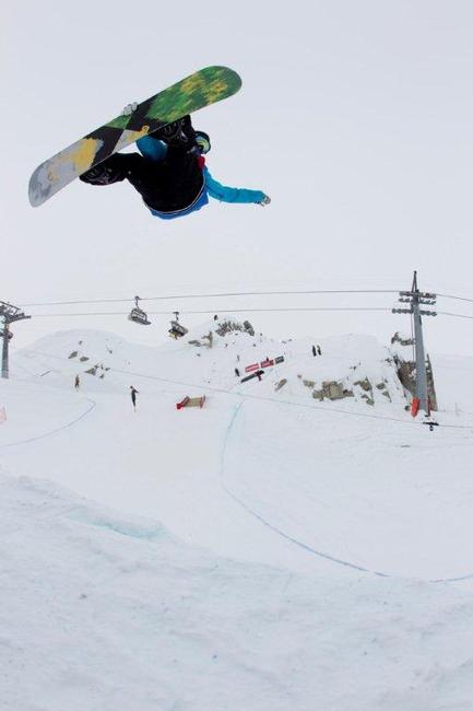 BEO10 Slopestyle semi finals. Rider Peetu Piiroinen