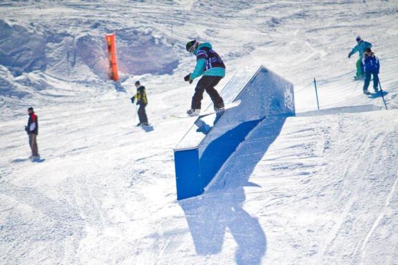 Jamie Anderson winner of the womens 2011 Europe Winter X Games Slopestyle Final