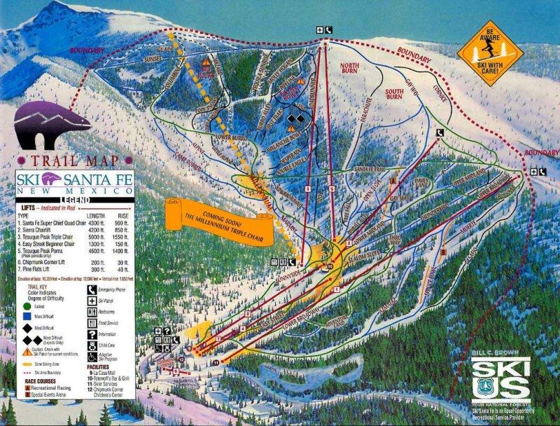 Ski Santa Fe mountain statistics World Snowboard Guide