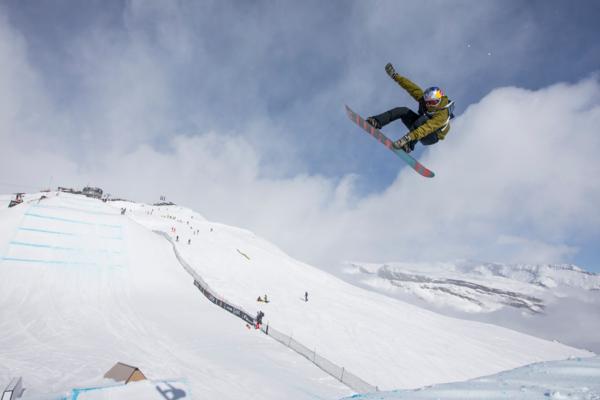 Mark McMorris winner of the mens 2016 laax slopestyle finals