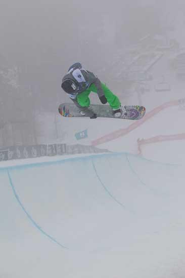 Kelly Clark halfpipe-semis at 2011 US open