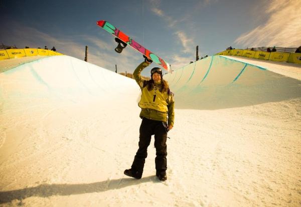 Kelly Clark US Open Halfpipe Winner