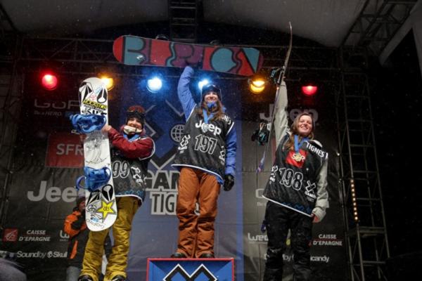 X-Games TIgnes Womens's Podium 2013