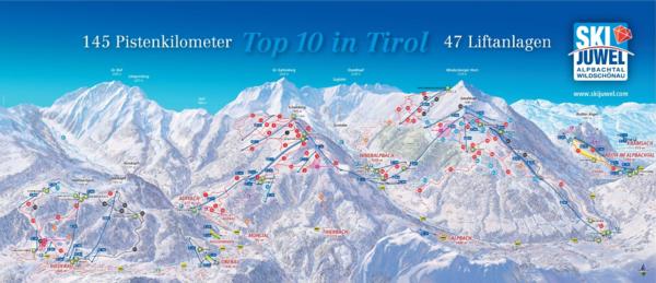 SKi Jewel Piste Map