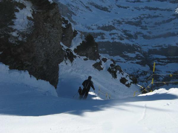 The Lauberhorn Steep Section