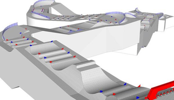 Snowboard Cross Course Sochi 2014