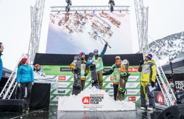 FWT Women's Podium Vallnord