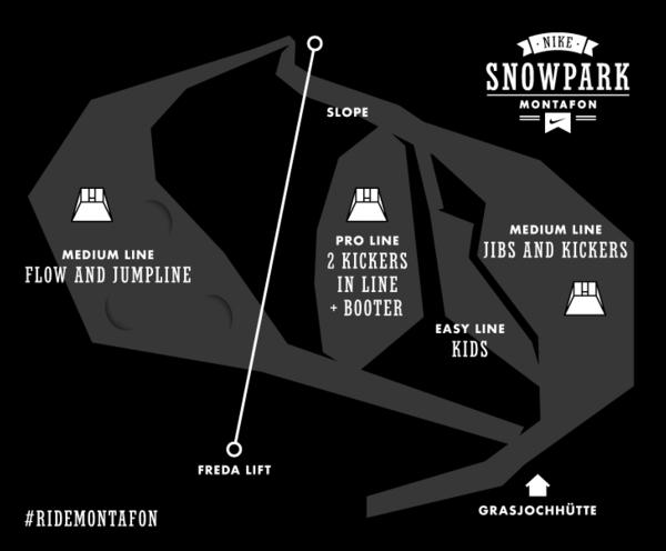 Nike Snowpark Setup Montafon