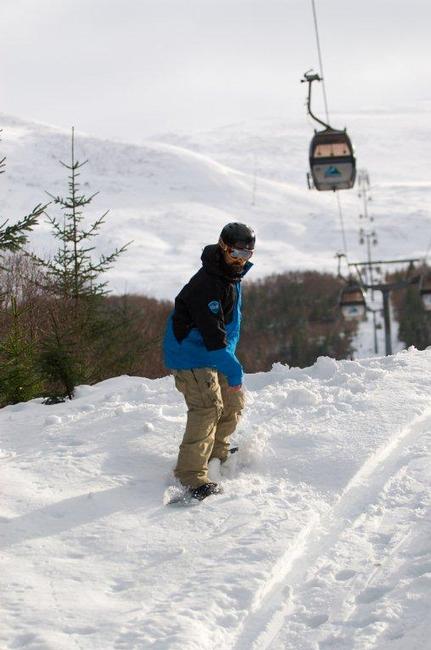 Nevis range 27th Feb 2010, rider James Wright