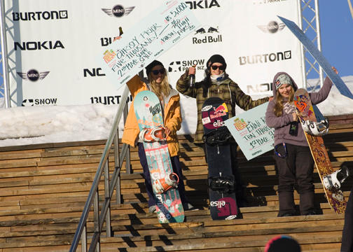 High Fives Women's Podium!